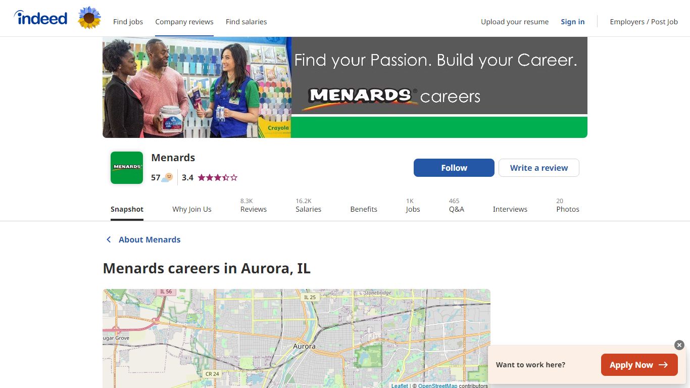 Menards careers in Aurora, IL | Indeed.com